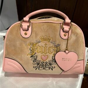 Brand New Juicy Couture bag 
tan and pink color